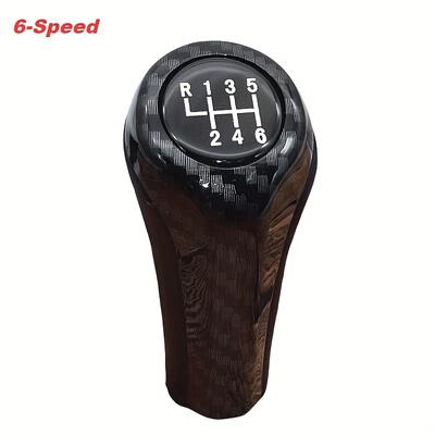 TEMU 5/6-speed Carbon Fiber Color-changing Shift Knob. For 1 Series, , , , E46, E53, E60, E61, E63, E65, E81, E82, E83, E87, E90, E91, E92, X1, X3, X5. Image