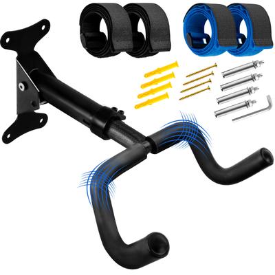 TEMU 360° Rotatable Aluminum Bike Wall Mount - Sturdy, Adjustable Bicycle Holder With Clamp & Screws, For Garage/home Storage, Bicycle Wall Storage| Bike Mount|adjustable , Bike Accessories Image