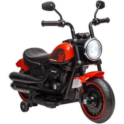 Homcom - Kindermotorrad Kinder Elektro-Motorrad Elektrofahrzeug Kinderfahrzeug mit 2 abnehmbaren Image