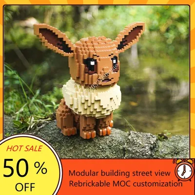 1907PCS MOC Life-Sized Sculpture Series Eon Mega Figure Model Building Blocks Bricks DIY Creative Image