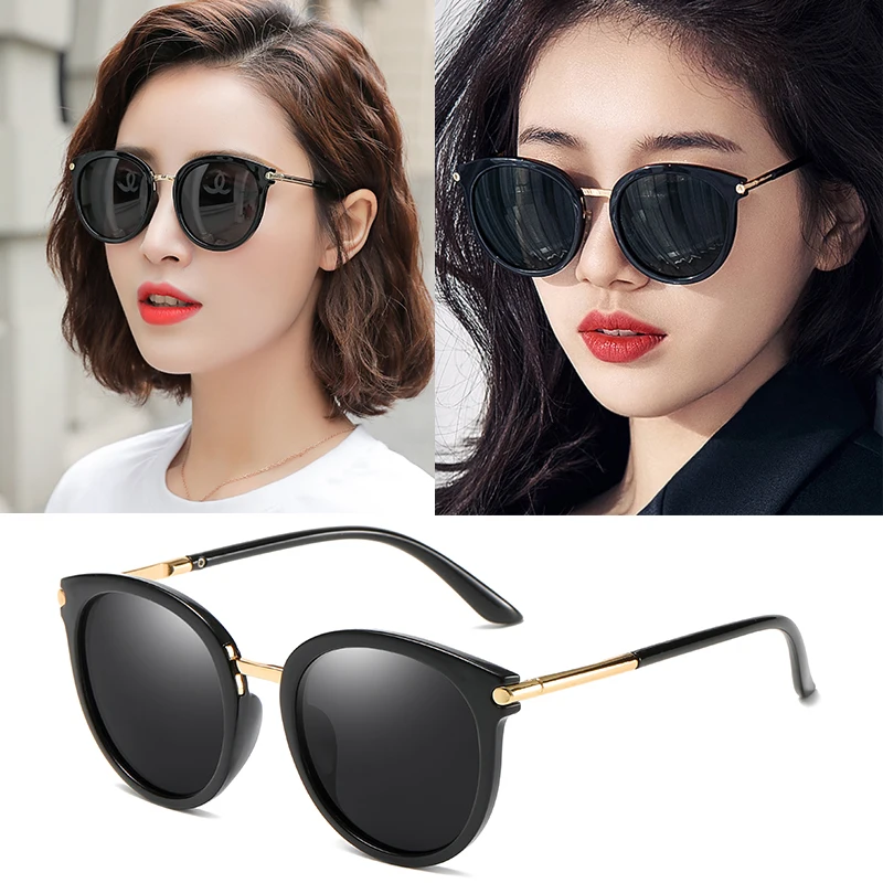 Klassische Runde Vintage Sonnenbrille Frauen Mode Marke Design Spiegel Sonnenbrille Weibliche Shades Retro Gafas UV400 Oculos De Sol Image