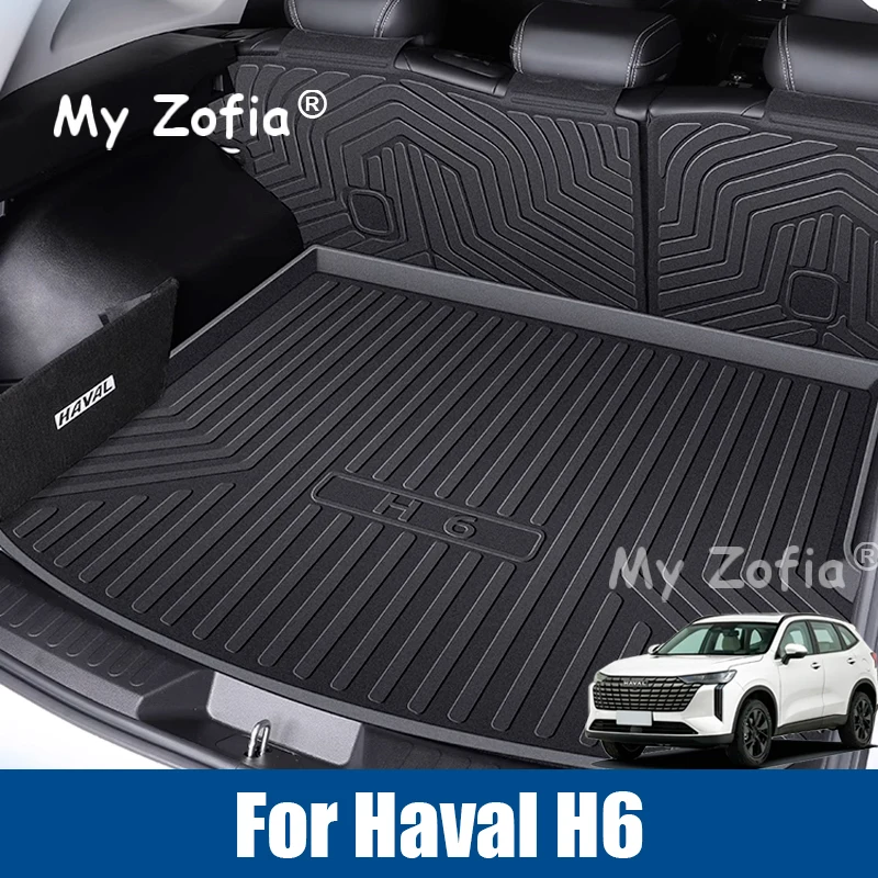 Für Haval H6 4th Gen 2025 2026 TPE Auto Hinten Stamm Matte Lagerung Box Pad Wasserdichte Schutz Hinten Boot Lagerung pad Zubehör Image