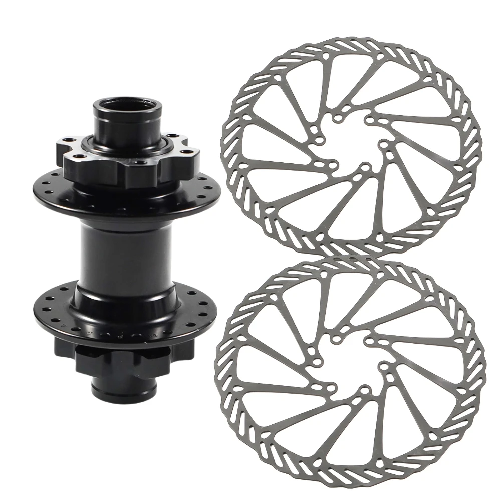 ​ CNC M20 * 110 mm Durchgangsachse – Doppelscheibenbremse, passend für E-Bike/Elektromotorräder, Fahrräder/Motorrad-Vorderradnabe, Aluminiumlegierung Image