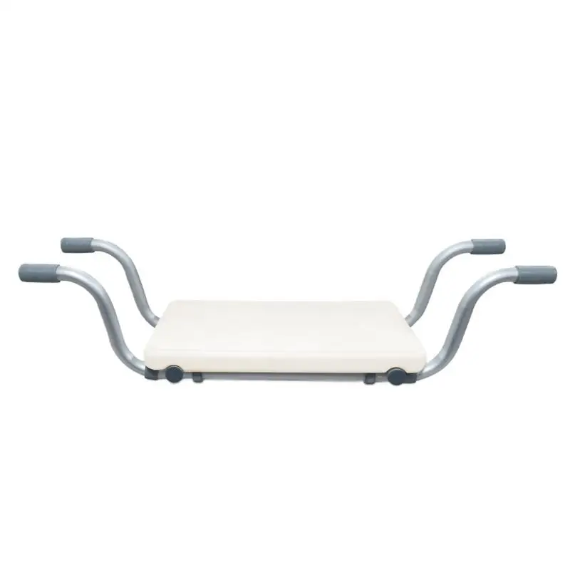 Badebank, rutschfester Duschsitz mit verstellbarer Länge, 28–32 Zoll Badesitz, aufgehängter rutschfester Duschstuhl, Badewanne, Baden