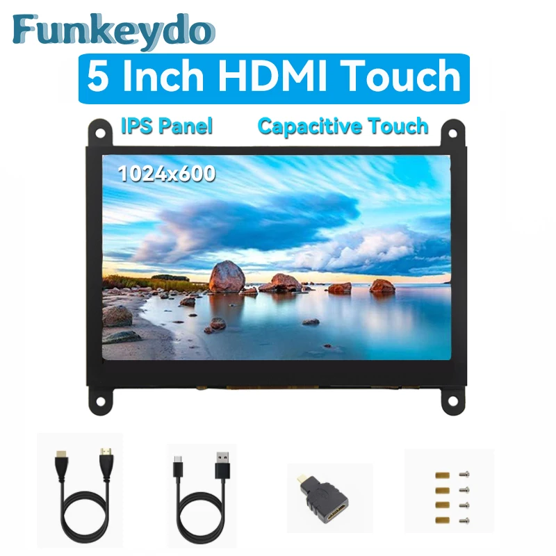 Raspberry Pi 5 5,0 zoll IPS Touchscreen LCD Display 5 