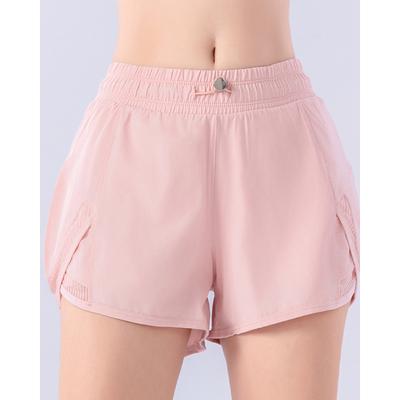 US Open Women's Tennis Shorts Pocket Drawstring Contrast Mesh Breathable Quick Dry Tennis Golf Pickleball Solid Colored Black White Pink Tennis Clothing