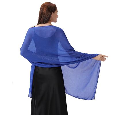 Chiffon Shawl Wraps for Women Evening Dresses Soft Scarf Formal Wedding Bridal Scarves