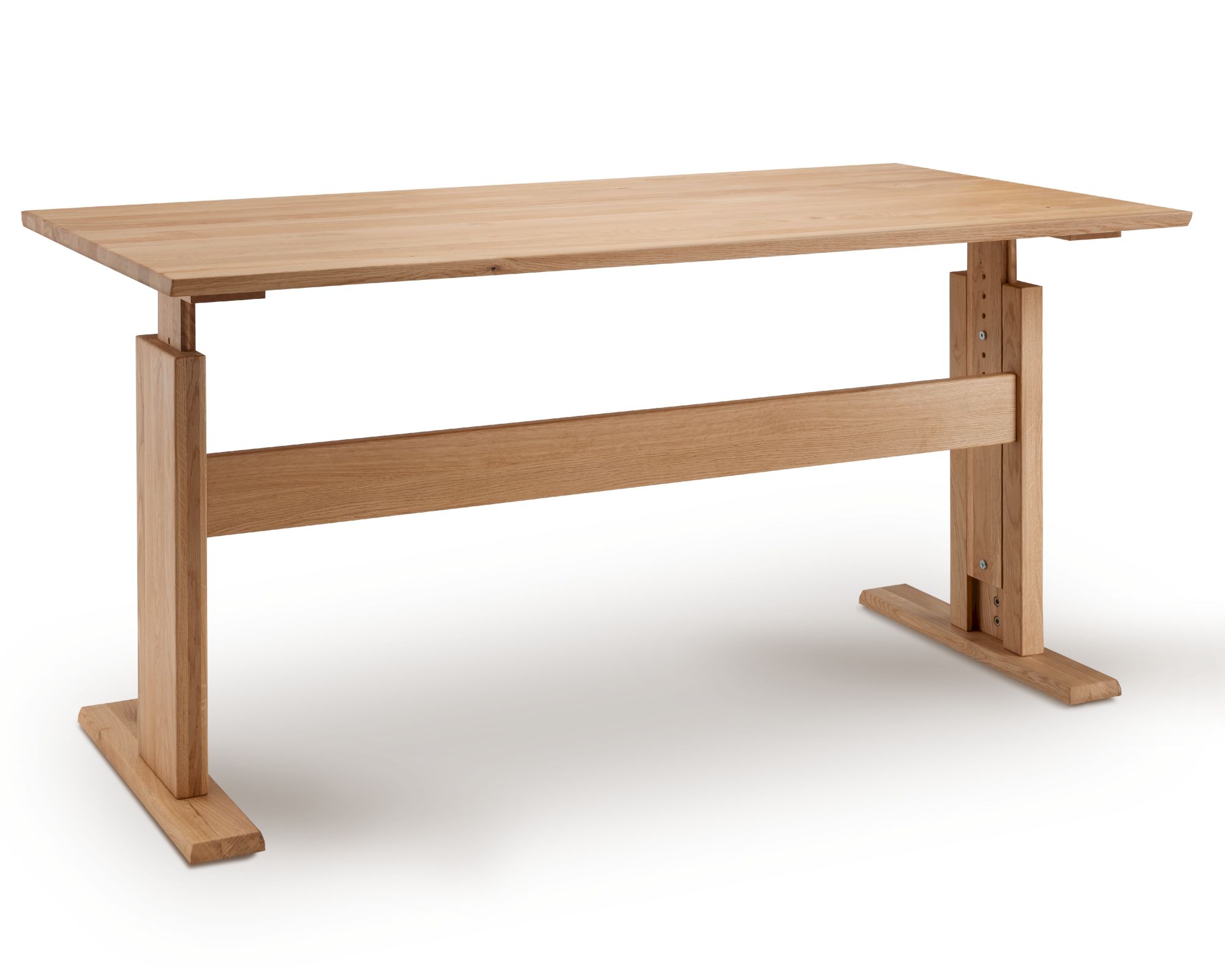 Massivholz »Bergamo« Schreibtisch – erhältlich in 2 Holzarten