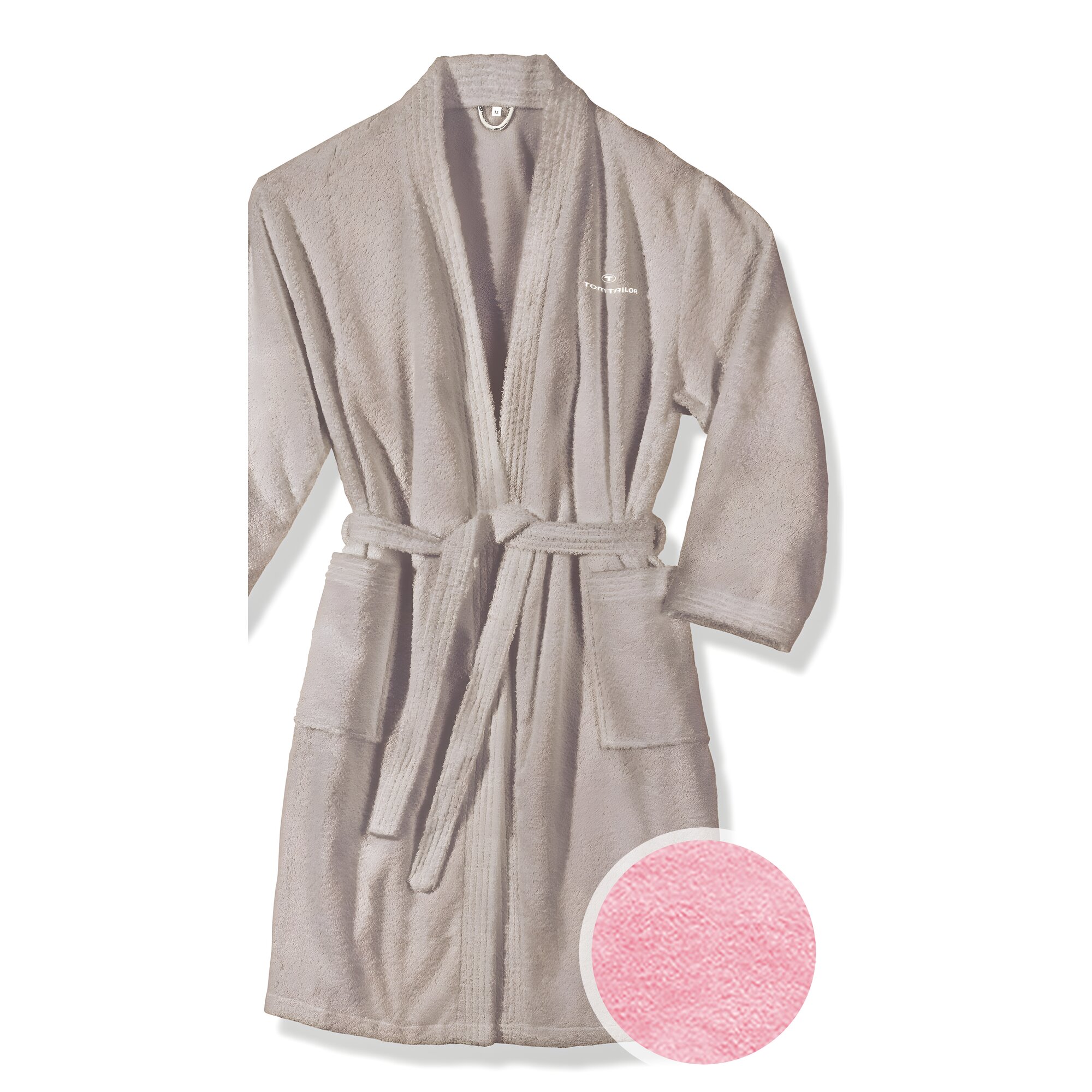 Tom-Tailor »Basic« Frottier Kimono/Bademantel 100300 – erhältlich in 11 Farben