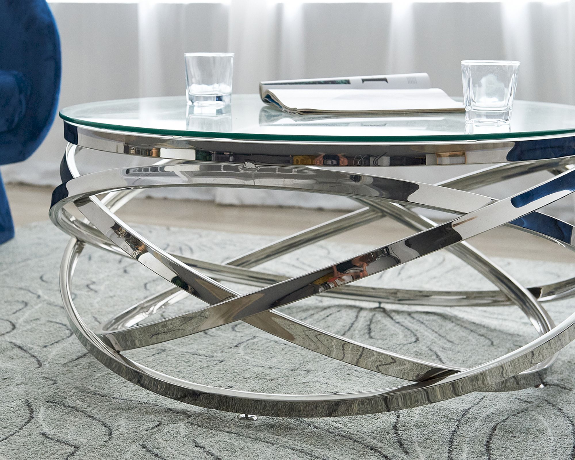 SalesFever »Vela« Couchtisch silber