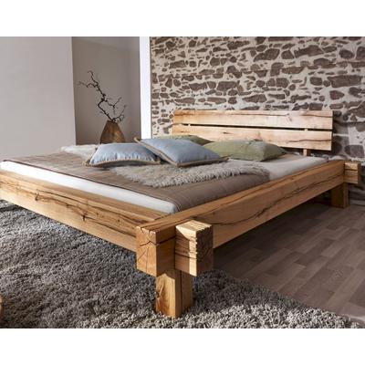 3S Frankenmöbel »Bella Notte I« Massivholz Bett – erhältlich in Wildeiche und in Größen von 140x200 bis 200x200 cm Image