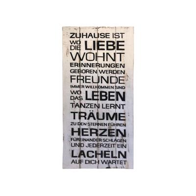 die Faktorei »Board« Deko-Holzschild mit Spruch II Image