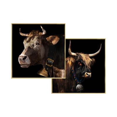 La Casa »Bulls« Wandbild 2er-Set Image