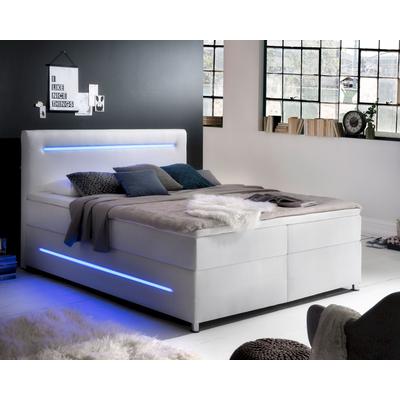 meise.möbel »Lights« Boxspringbett weiß – erhältlich in Größen von 120x200 bis 180x200 cm Image