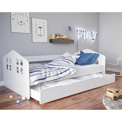 KocotKids »Kacper« Kinderbett weiß mit Bettschublade Image