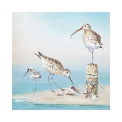 La Casa »Strandläufer auf der Suche« Ölbild handbemalt Image