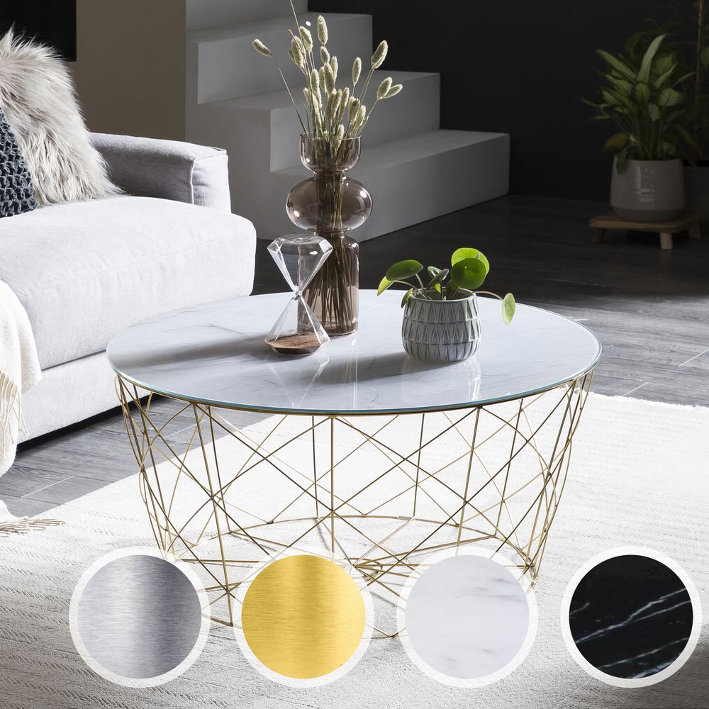 SalesFever »May« Couchtisch Marmor-Optik – erhältlich in 2 Farben