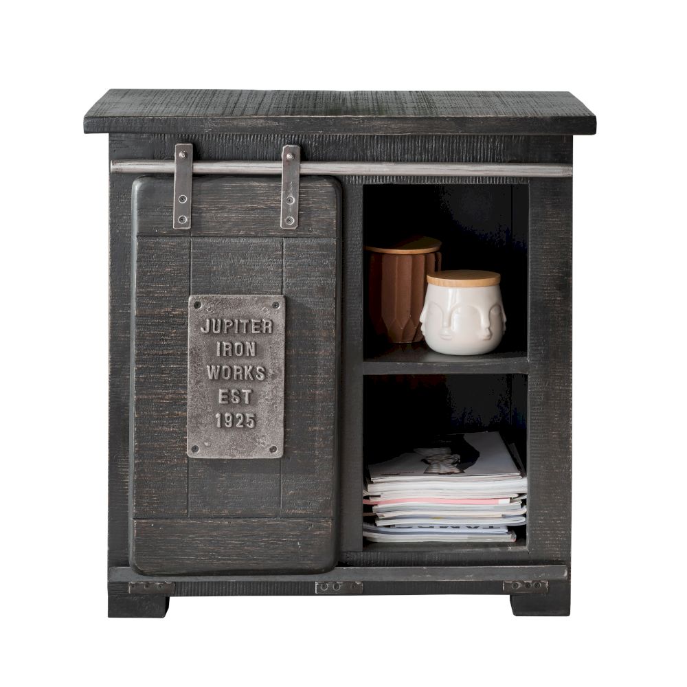 3S Frankenmöbel »Cosma« Massivholz Sideboard VI grau Image