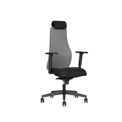 NowyStyl »Viden Swivel« Chefdrehstuhl mit Kopfstütze grau/schwarz Image