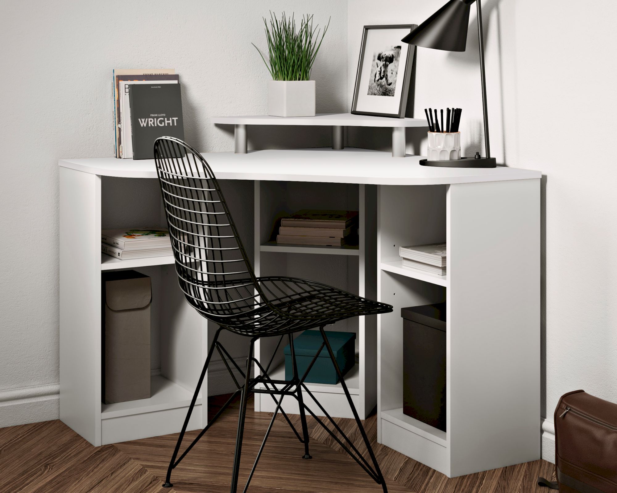 TemaHome »Corner« Schreibtisch Weiß