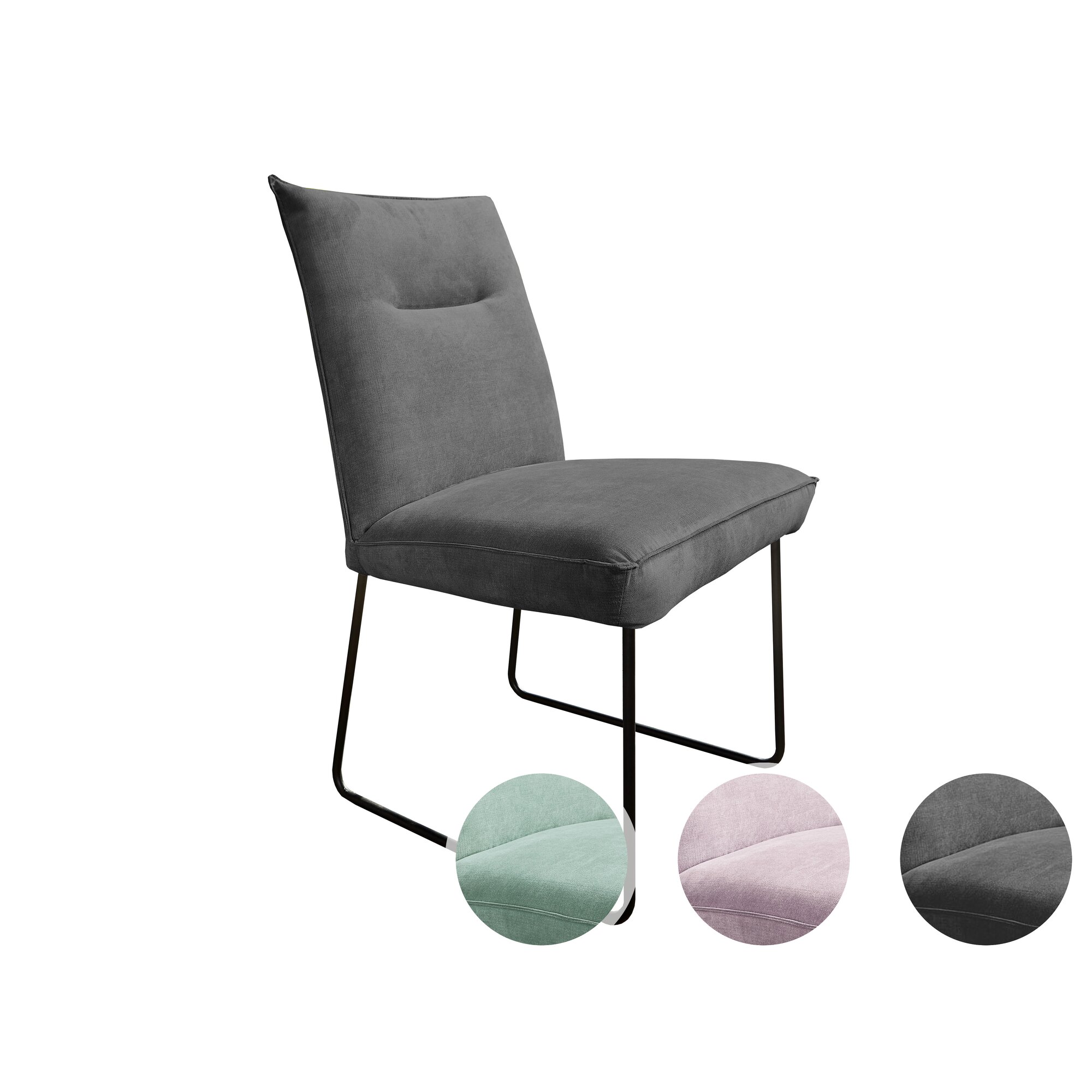 3S Frankenmöbel »Bella« Polsterstuhl – erhältlich in 3 Farben Image