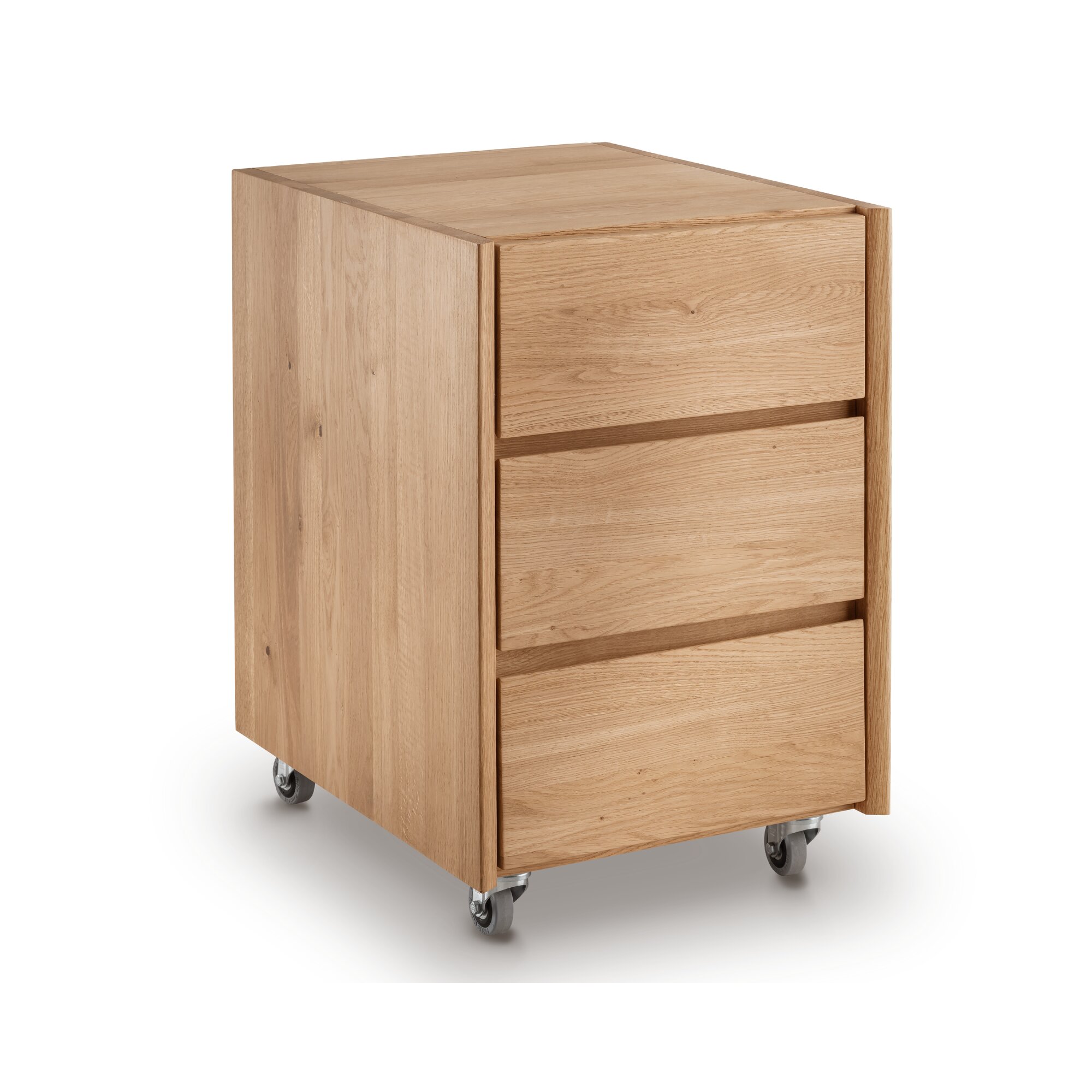 Massivholz »Bergamo« Rollcontainer – erhältlich in 2 Holzarten