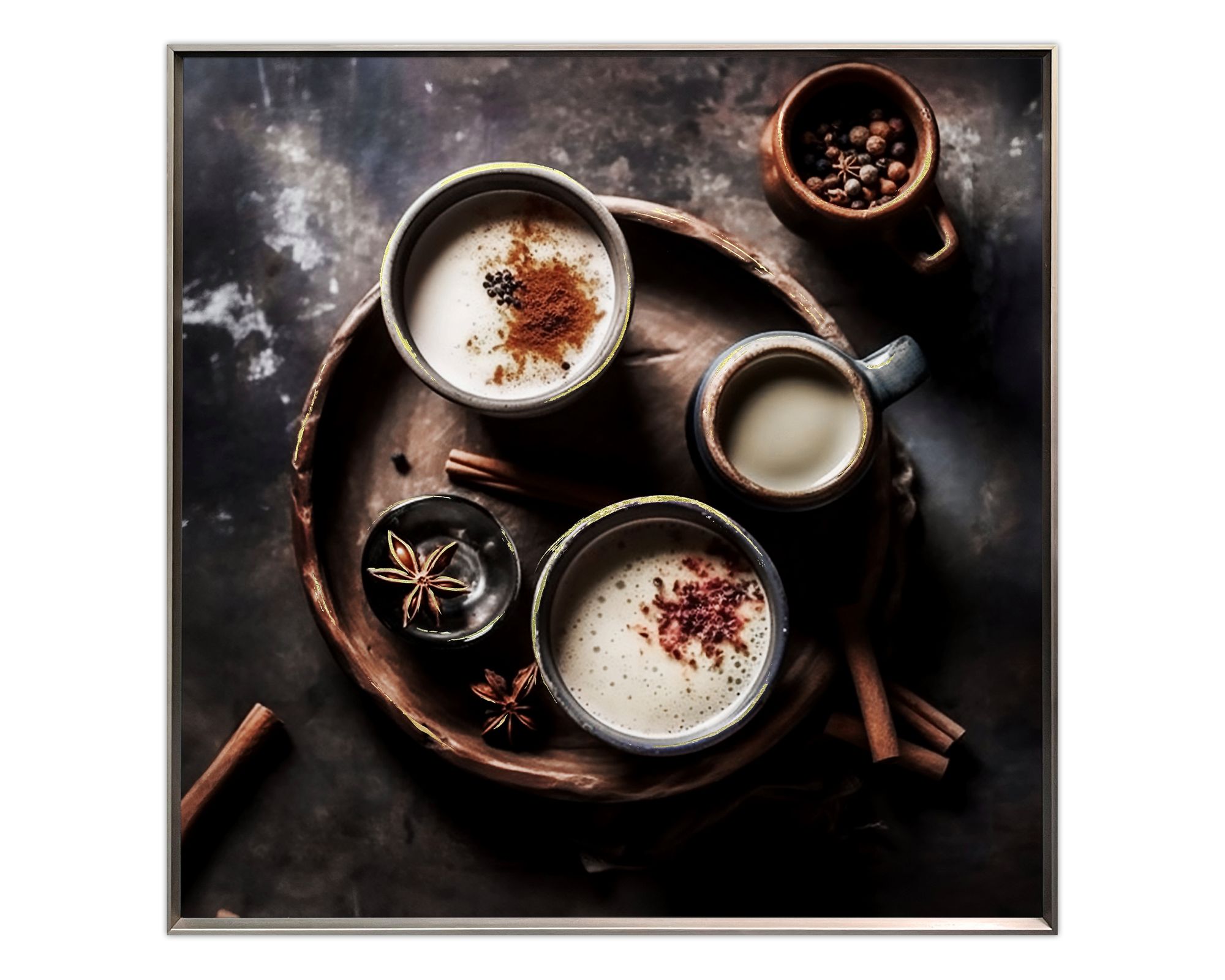 La Casa »Oriental Coffee« Wandbild 80x80 cm