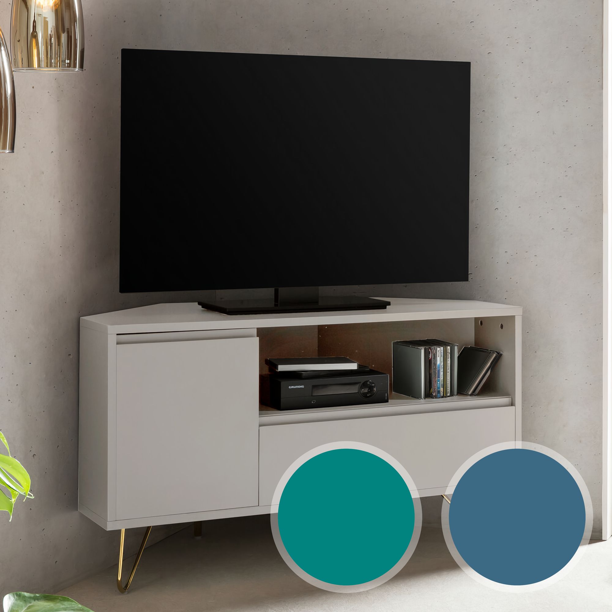 SalesFever »Lotta« Eck TV-Lowboard – erhältlich in 4 Farben