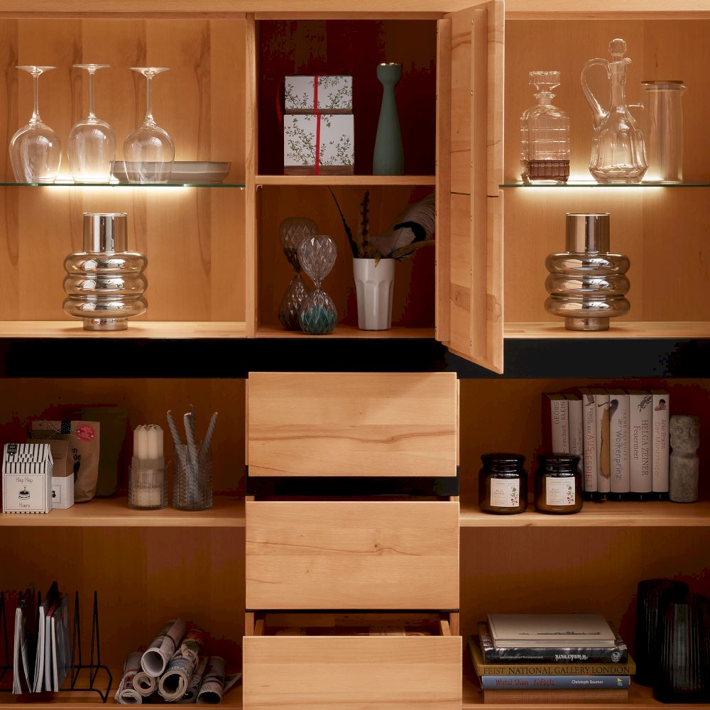 3S Frankenmöbel »Cara« Massivholz Beleuchtung – erhältlich in 2 Ausführungen Image