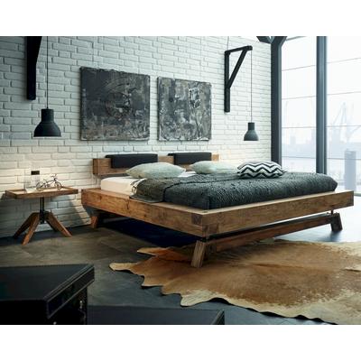 Hasena Oak-Vintage Massivholzbett Bloc Stabil/Inca – erhältlich in Größen von 140x200 bis 200x220 cm Image