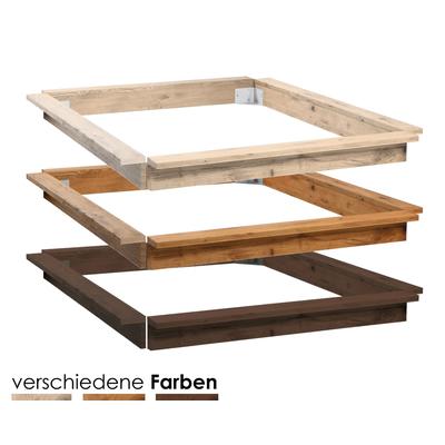 Hasena Oak-Line Wild Bettrahmen Cortina Wildeiche – erhältlich in Größen von 140x200 bis 200x220 cm Image
