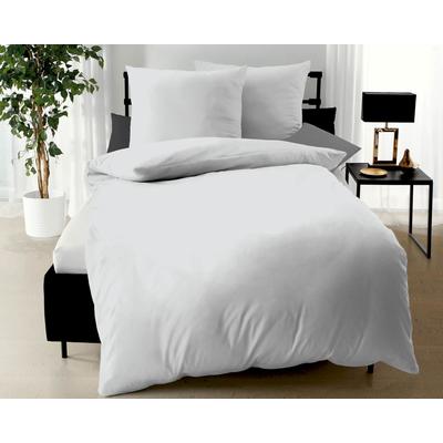 Kaeppel Mako-Satin Bettwäsche Uni 3000/669 grau – erhältlich in Größen von 135x200 bis 200x200 cm Image