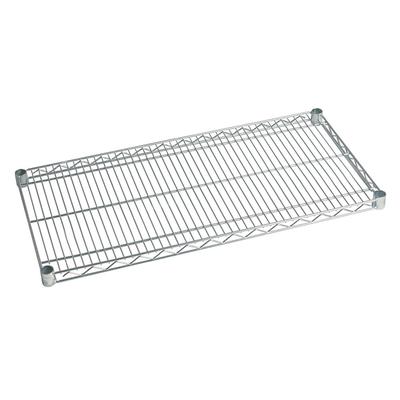 Focus FF1442C Chrome Wire Shelf - 42"W x 14"D, 800 lb Capacity, Silver