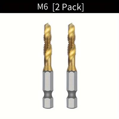 TEMU Drilling And Tapping Composite Wire Tapping Tap Opening Ribbon Thread Drill Bit Tapping Self-tapping Screw M3 Image
