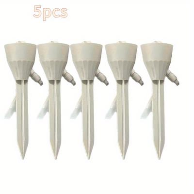 TEMU 3/5/7pcs Pack Automatic Plant Self-watering Spike Set With Adjustable Drip Irrigation, For Indoor & Garden Plants Image