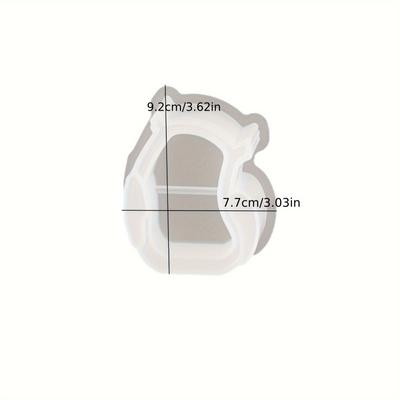 TEMU 6- Owl Resin Casting Molds With Heart Cutouts - Handmade Diy Craft Molds For Home Wall Decor, Gift Storage Containers, Festive Decorations - No Electricity Needed, Durable & , Molds For Crafts Image