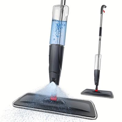 TEMU Floor Mop With Spray Function Spray Mop With Mop Pads, 360 Degree Rotating Mop With 700ml Water Tank, For Hardwood, Marble, Laminate, Tiles Image