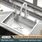 Stainless Steel Chinese Kitchen Sinks for Kitchen Sink Thickened Brushed Process Simple and Creative