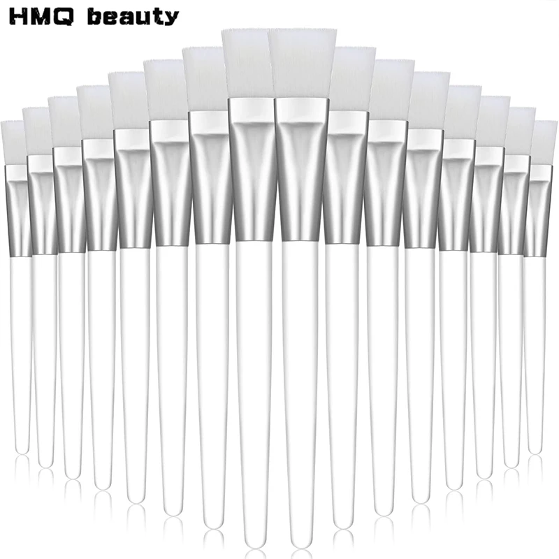 12 teile/satz Gesichtsmaske Pinsel Weichen borsten Transparent Kristall Stange Gesicht Applikator Pinsel DIY Hautpflege Salon Spa Make-Up-Tools Image