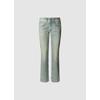 Slim-fit-Jeans PEPE JEANS "SLIM JEANS LW", Damen, Gr. 26, Länge 30, dirty bleached used, Denim/Jeans, Obermaterial: 99% Baumwolle, 1% Elasthan, casual, slim fit lang, Jeans, mit doppeltem Knopfverschluss