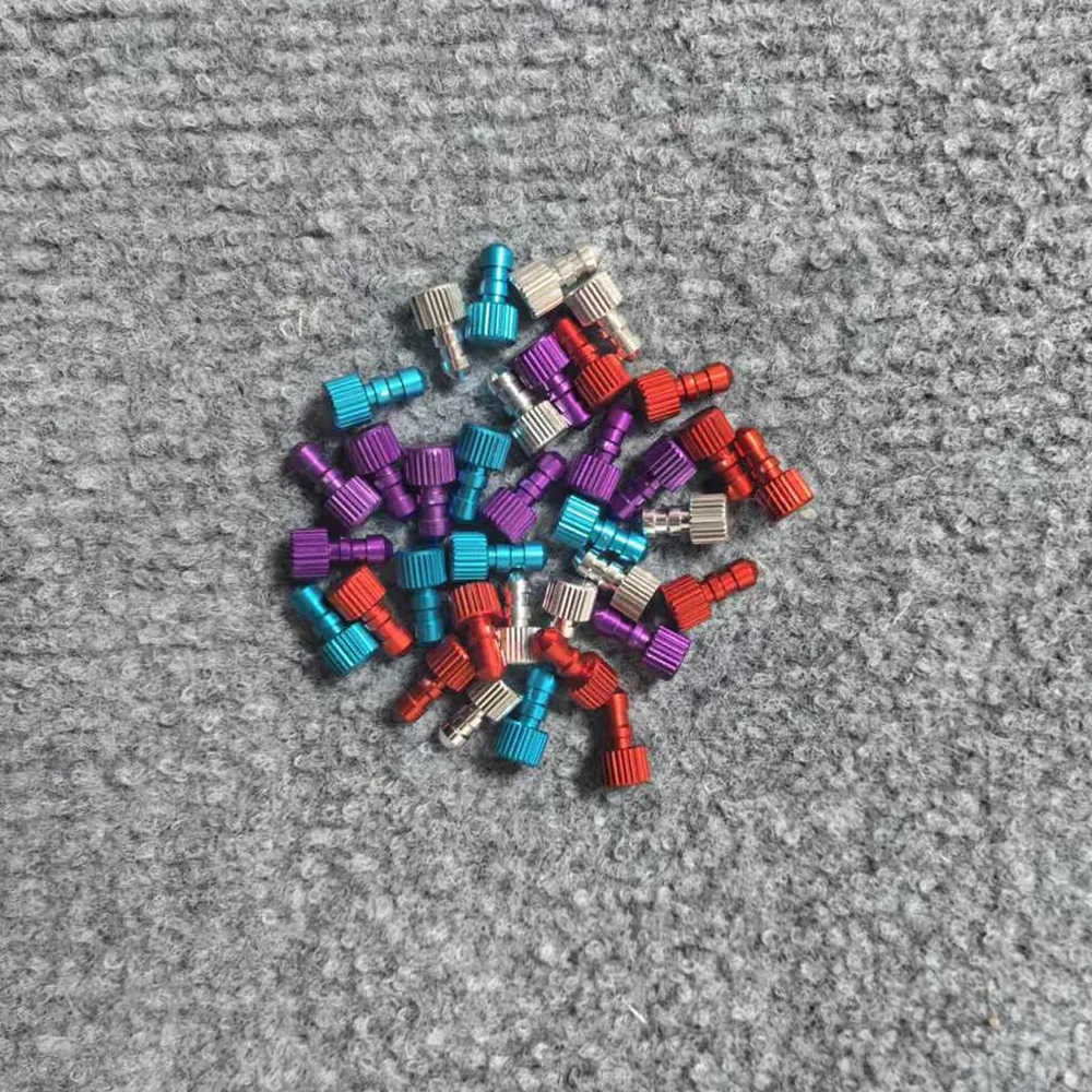 2 Stück vierfarbige Kraftstoffeinfüllrohr-Rohrstopper, Punktleitungsstopfen für Nitro Benzin RC Flugzeugteile Image