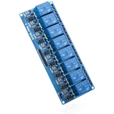 5 v dc 8-Kanal-Relaismodul mit Optokoppler, 8-Kanal-Relaismodul für Mega 1280 dsp Arm pic avr STM32 Image