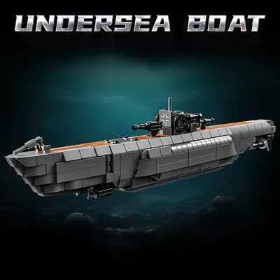 Heißer Schlachtschiff Modell Spielzeug Unterwasser Boot Bausteine WW2 Deutschland Militär U-Boot Image