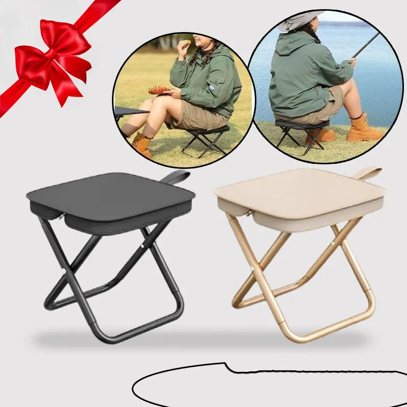 Outdoor Camping Klappstuhl Multifunktionale Hocker Ultraleicht Angeln Hocker Tragbare Freizeit Handtasche Stuhl Outdoor Möbel
