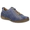 Schnürschuh JOSEF SEIBEL "Fergey 56", Damen, Gr. 38, blau (dunkelblau), Leder, sportlich, Schuhe, Freizeitschuh, Halbschuh, Schnürschuh mit herausnehmbarer Innensohle