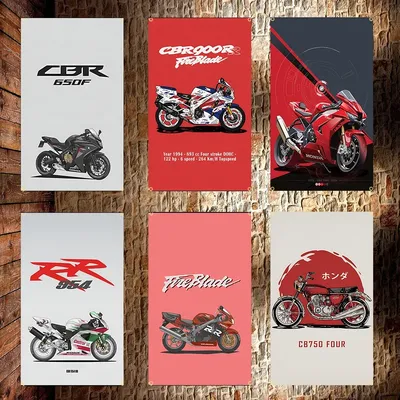 3x5FT H-HONDAS Motorradflagge anwendbar auf Garage oder Outdoor zur Dekoration Image