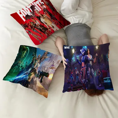 Spiel Für Wohnzimmer F-Fortnite-ES Coole Kissen Abdeckung Sofa Kissen Abdeckung Hause Raum Image