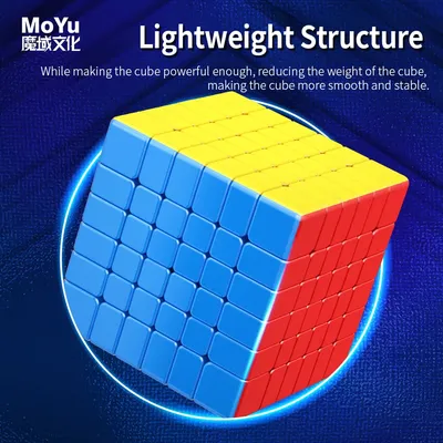 MOYU MeiLong 6M V2 Zauberwürfel 6X6 Magnetischer Geschwindigkeitswürfel Stickerless Professionelles Image