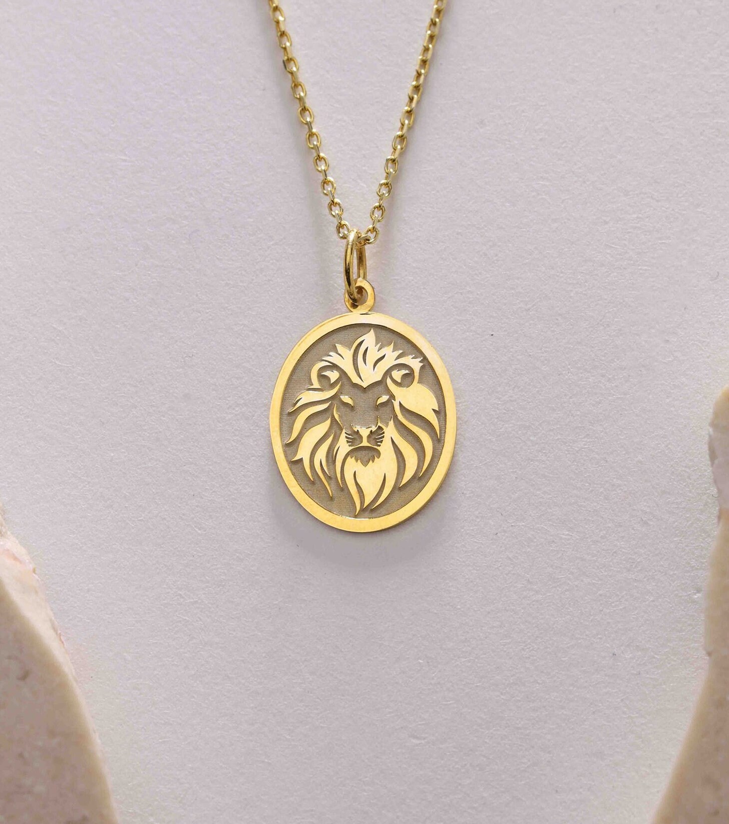 14 Ciondolo tigre d'oro, Collana tigre d'oro, Collana personalizzata testa di tigre, Gioielli animali di fascino, Regalo pendente testa di tigre delic