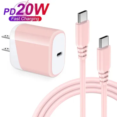 20W PD USB-C Power Adapter Fast Charger For iPhone 15/15pro Type C Wall Quick Charging for Samsung